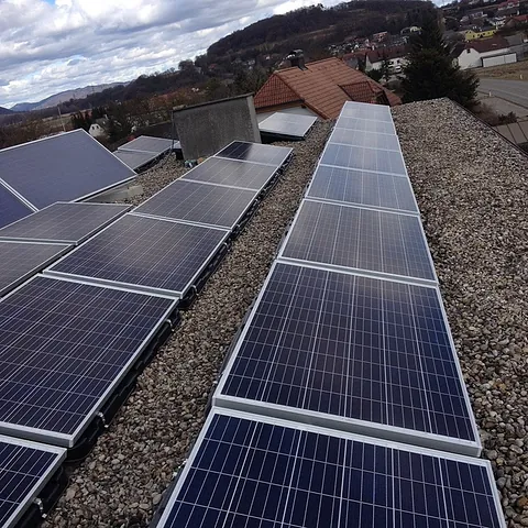 Solaranlagen auf Flachdach